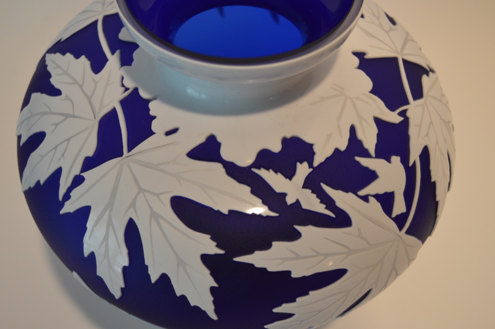 Kelsey Murphy Pilgrim Cameo Glass Vase