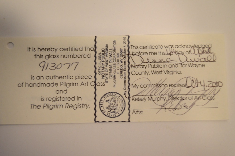 Kelsey Murphy Cameo Art Glass "Sunlight Oriental"