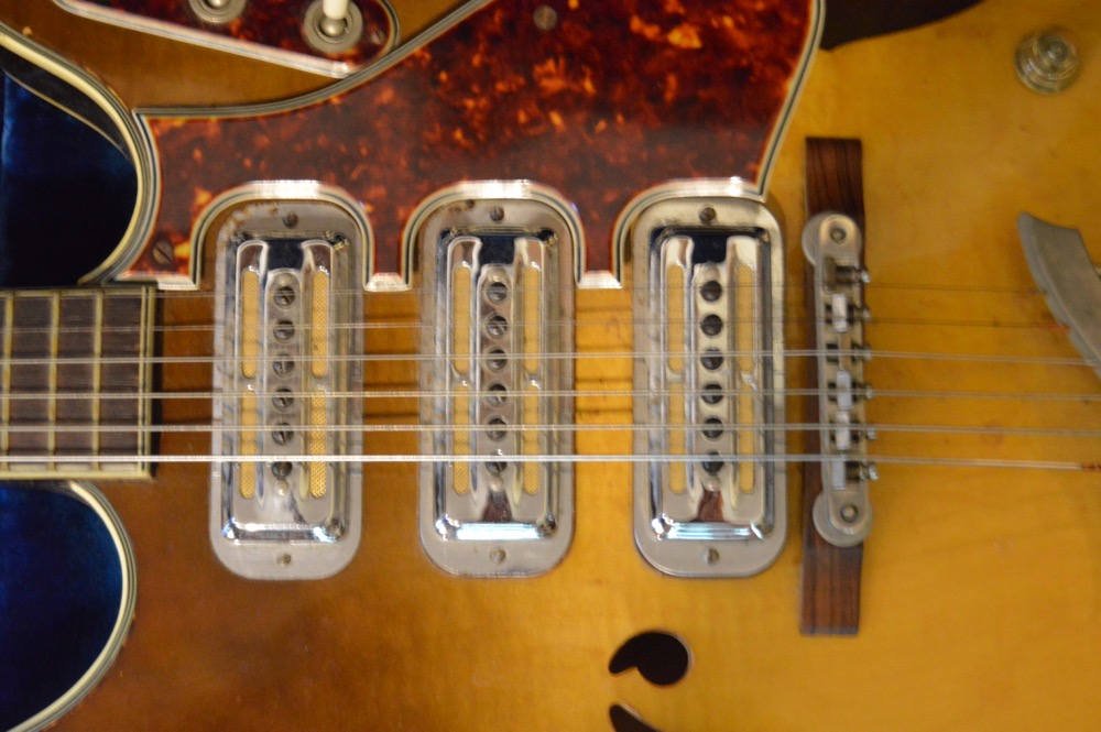 Vintage Harmony Hollow Body Electric Guitar