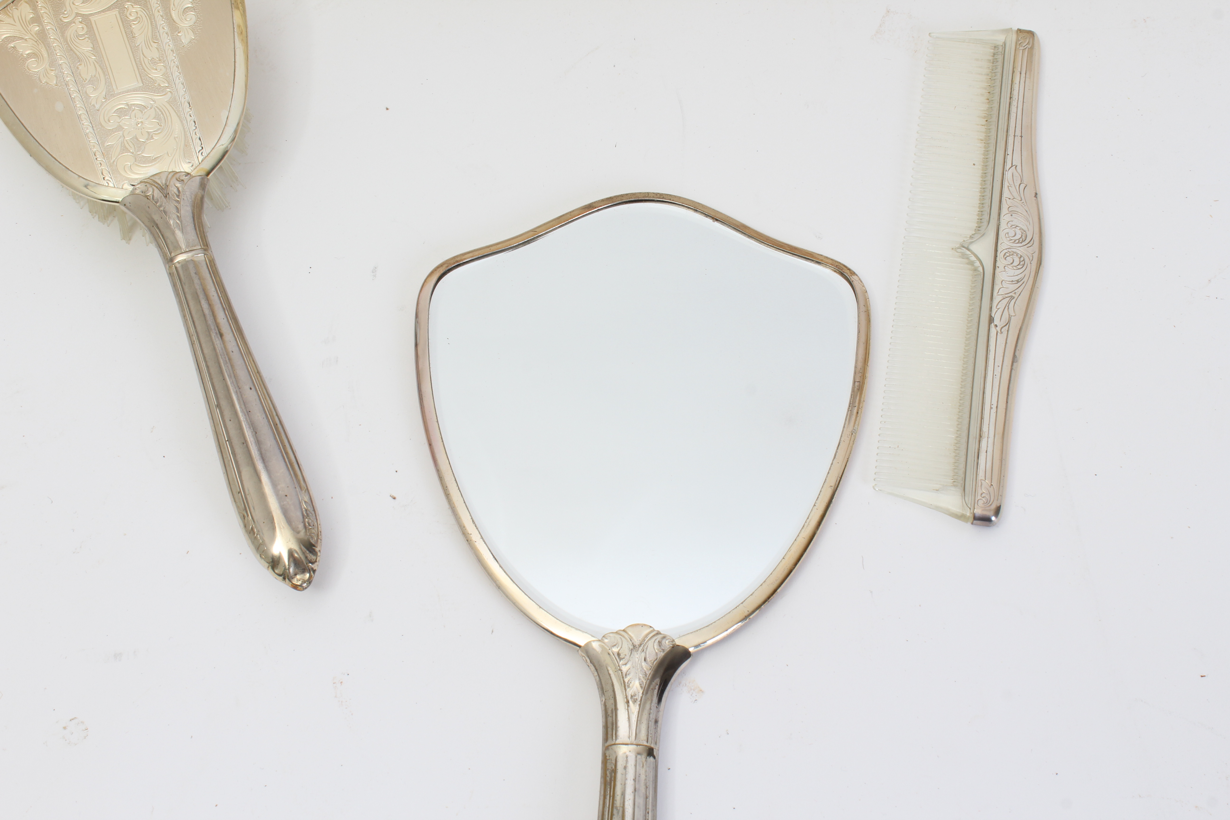 Vintage Art Deco Vanity Accessories with Original Case