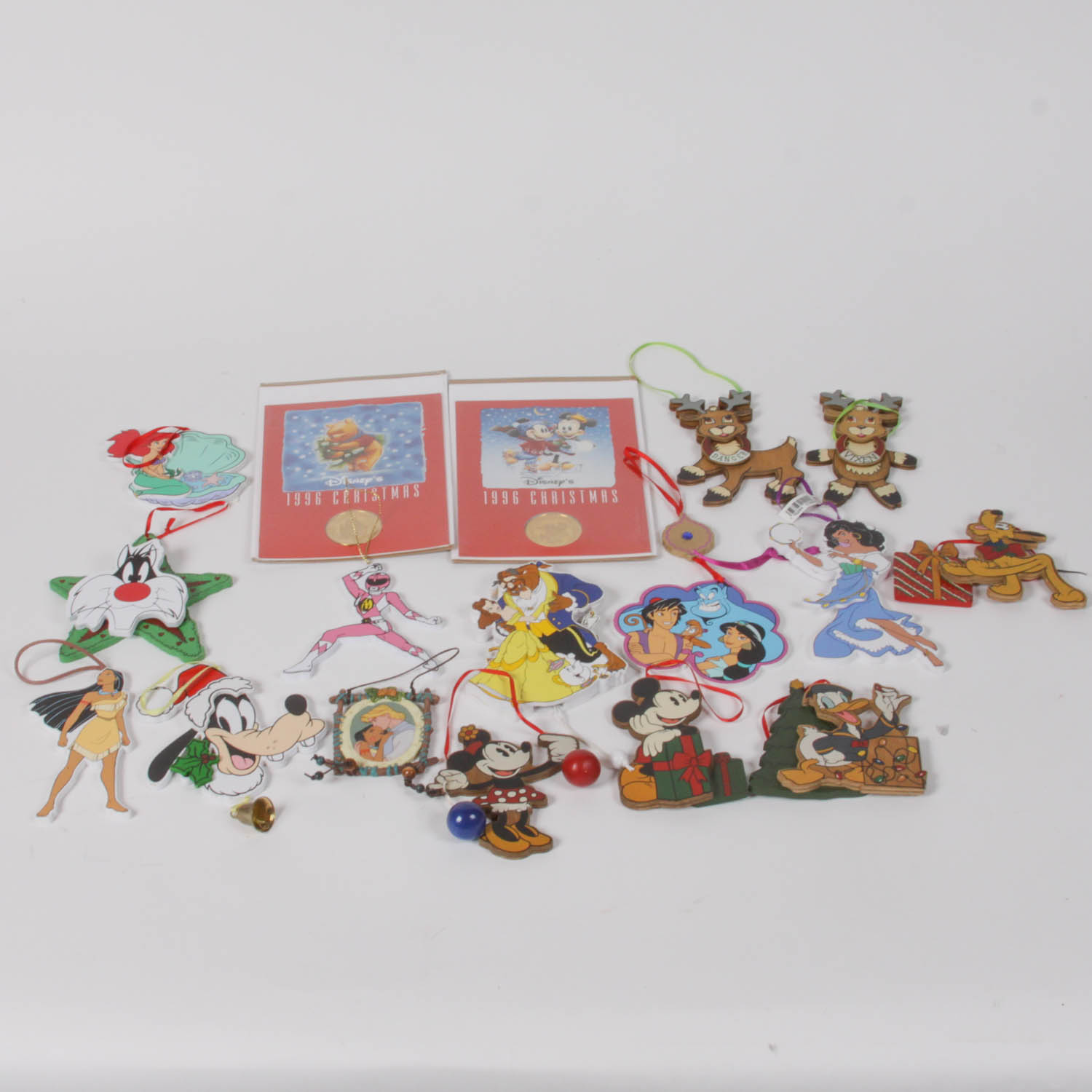 Ornaments featuring Disney and Warner Brothers Characters