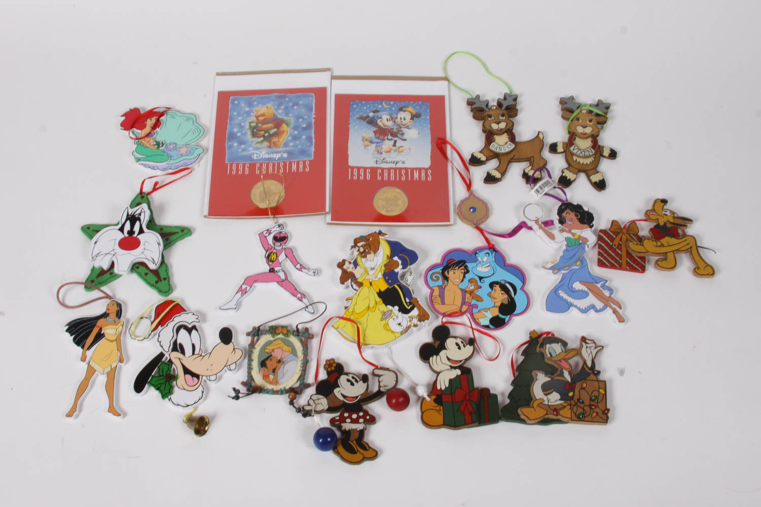 Ornaments featuring Disney and Warner Brothers Characters
