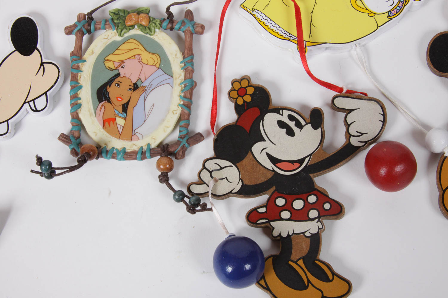 Ornaments featuring Disney and Warner Brothers Characters