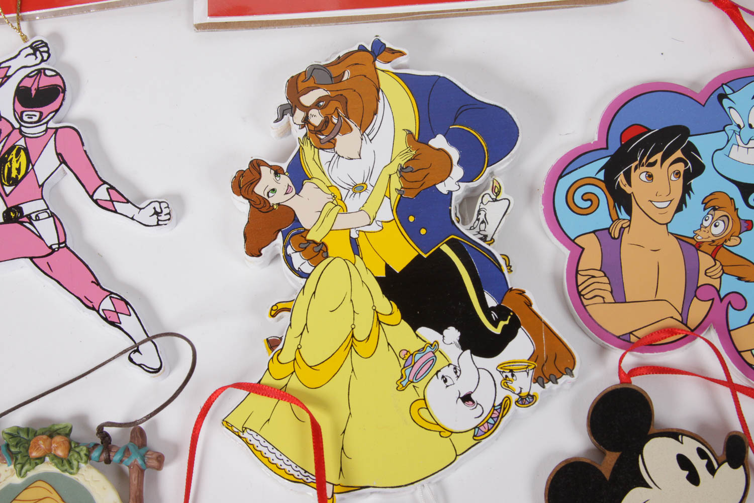 Ornaments featuring Disney and Warner Brothers Characters