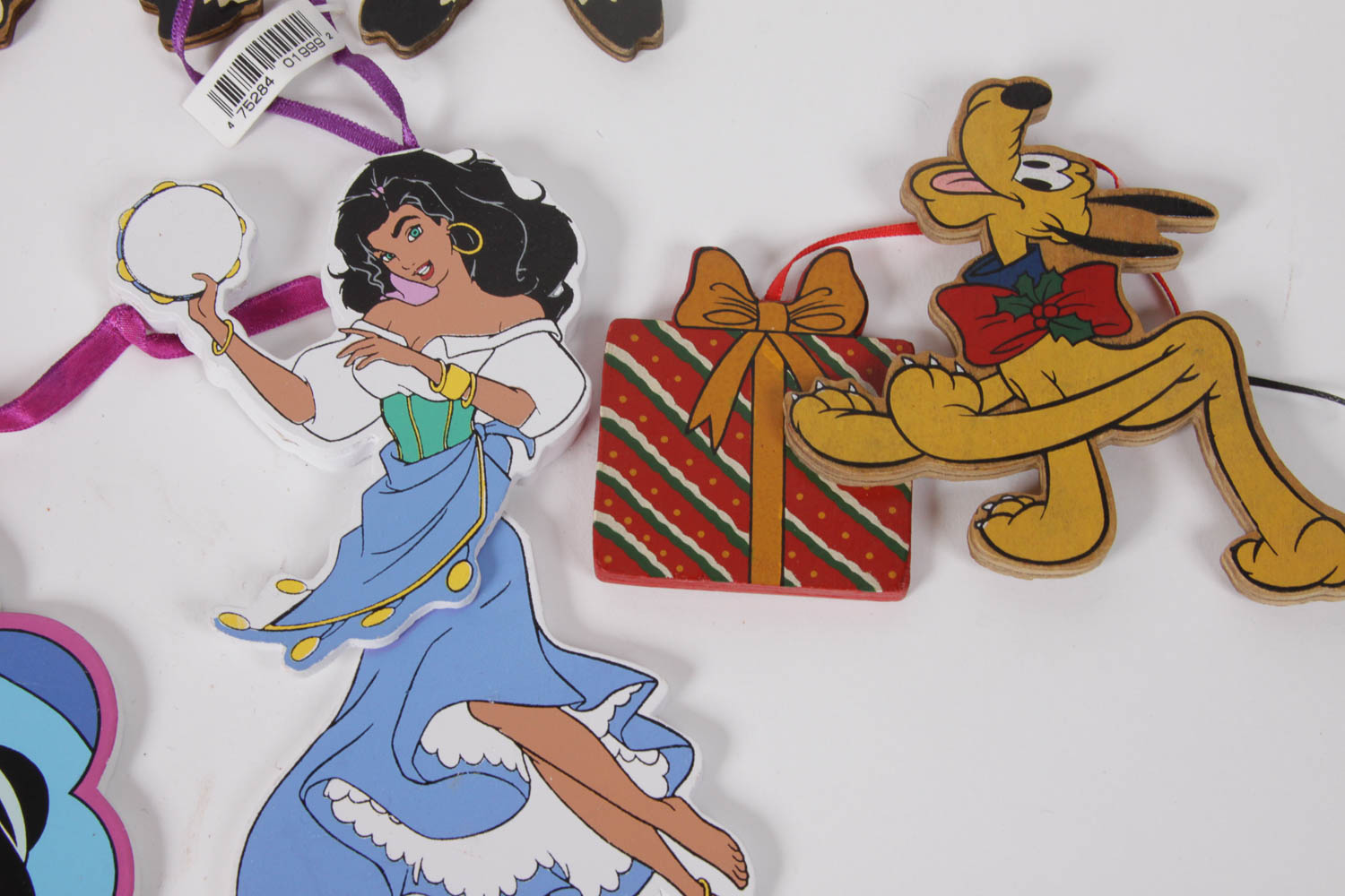 Ornaments featuring Disney and Warner Brothers Characters