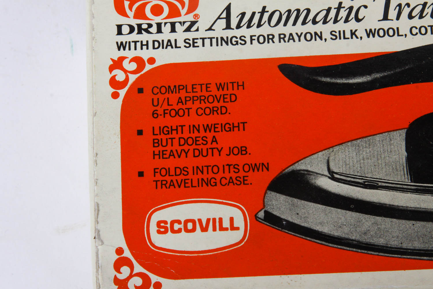 Vintage Dritz Traveling Iron