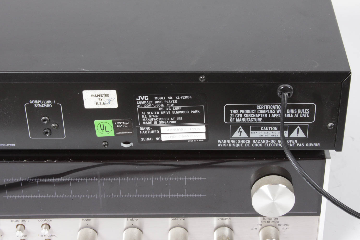 Harman/Kardon Receiver, Phillips Turntable, Ultralinear Speakers