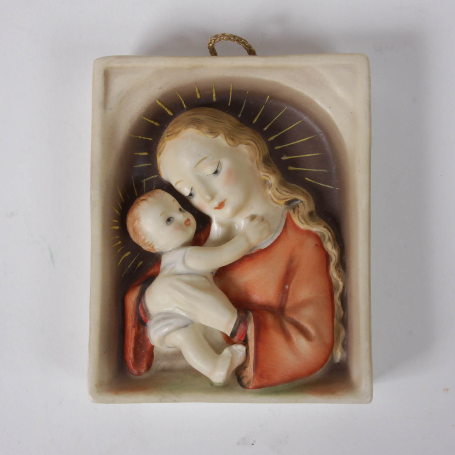 .J. Hummel Mother Mary and Baby Jesus Wall Hanging Plaque