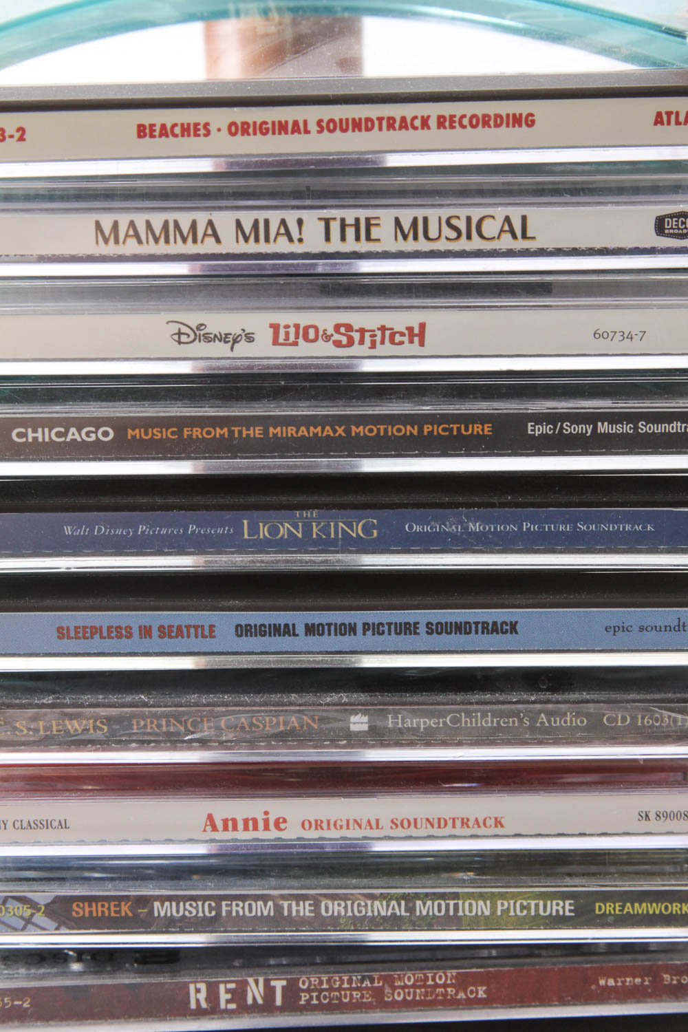 Rock, Musical and Vocalist CDs With Storage Tower