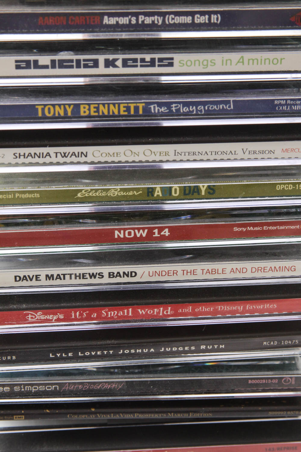 Rock, Musical and Vocalist CDs With Storage Tower