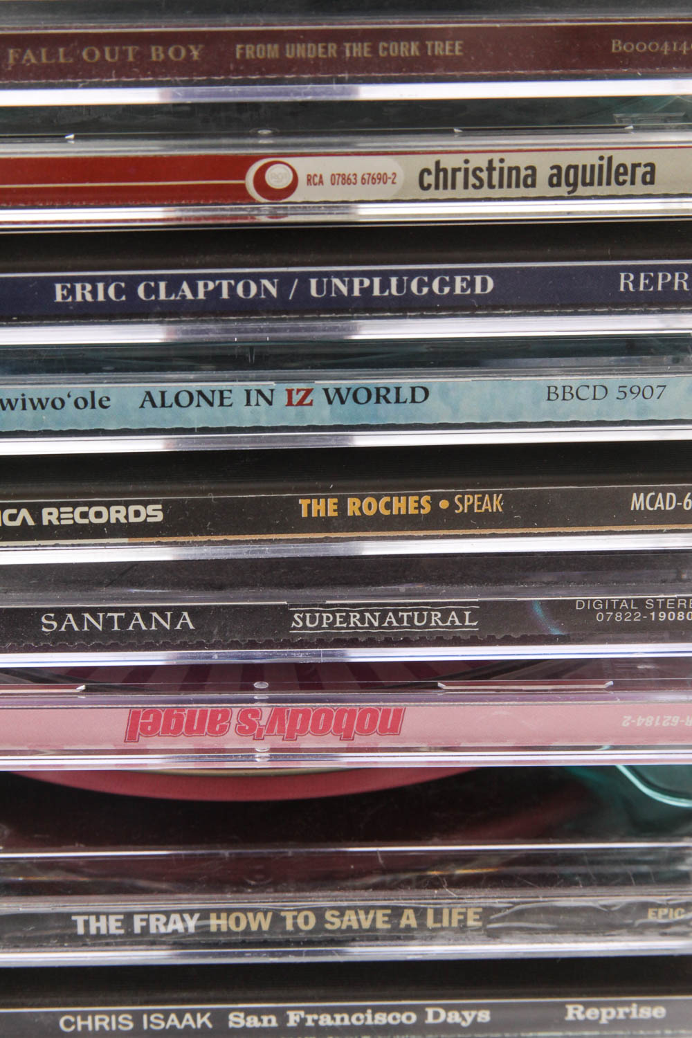 Rock, Musical and Vocalist CDs With Storage Tower