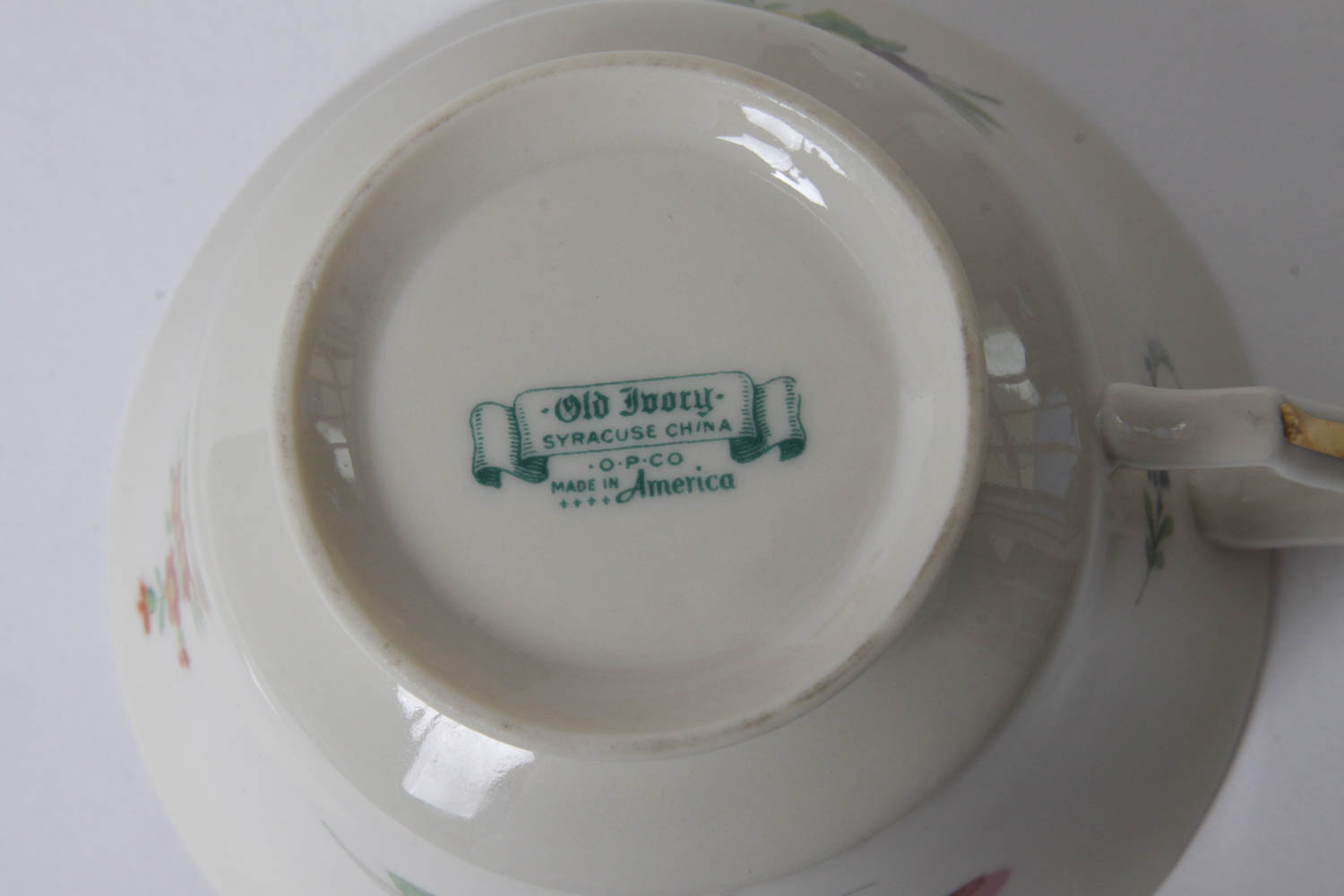 Assortment of Floral Tea Cups and Saucers