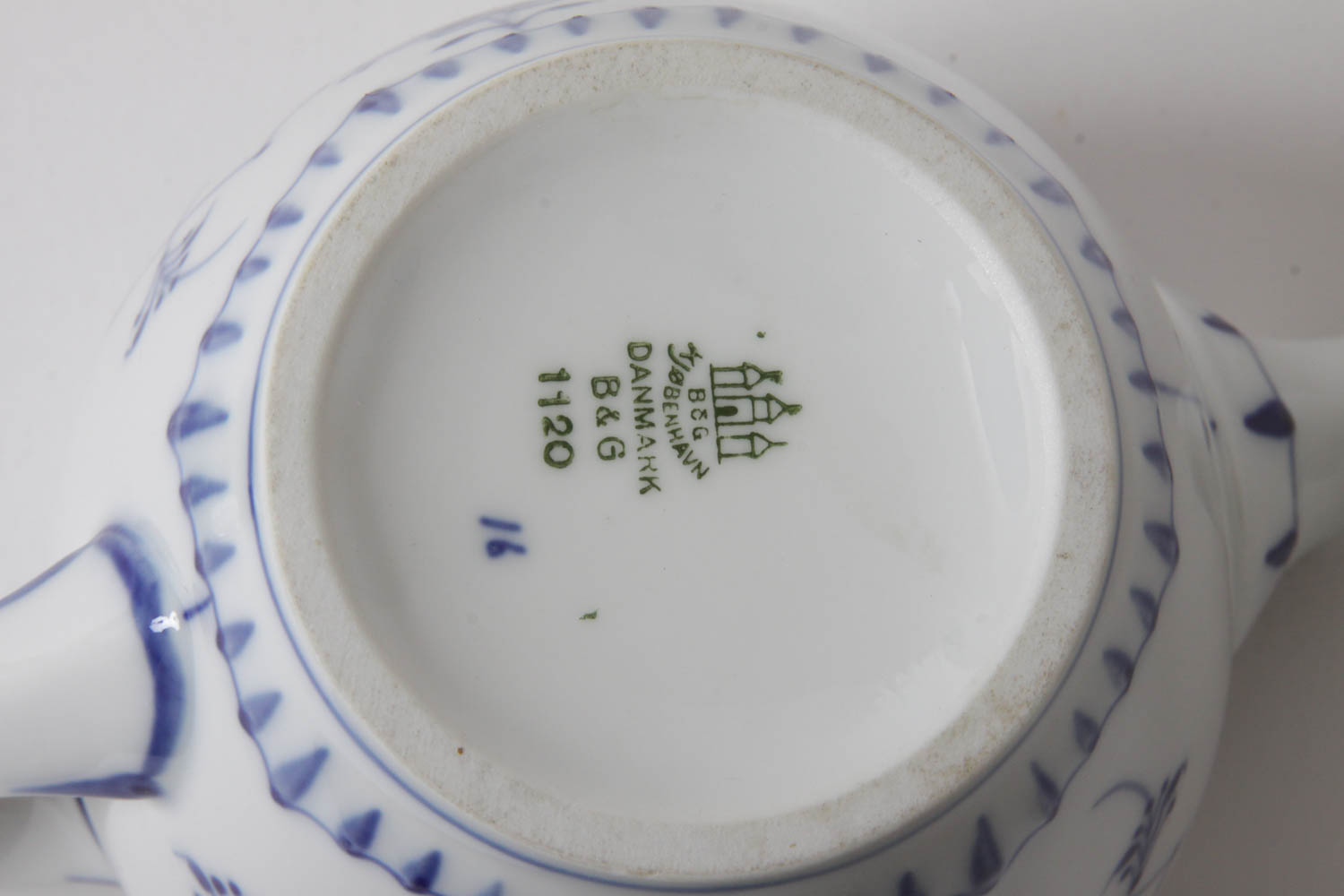 Circa 1948 Bing and Grondahl Lace Tea Pot