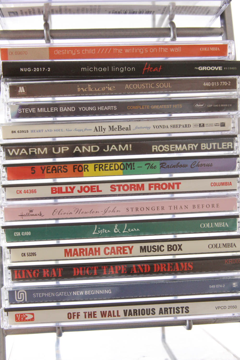 Rock, Pop, Vocalist and Other CDs With Tower Rack