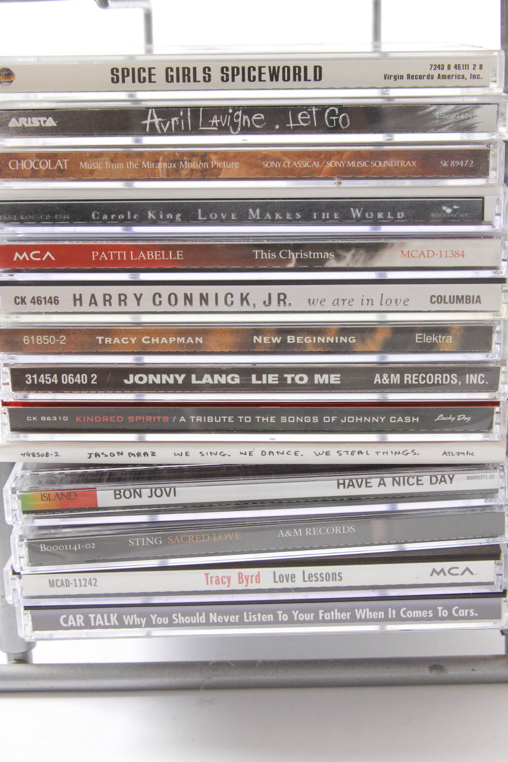 Rock, Pop, Vocalist and Other CDs With Tower Rack