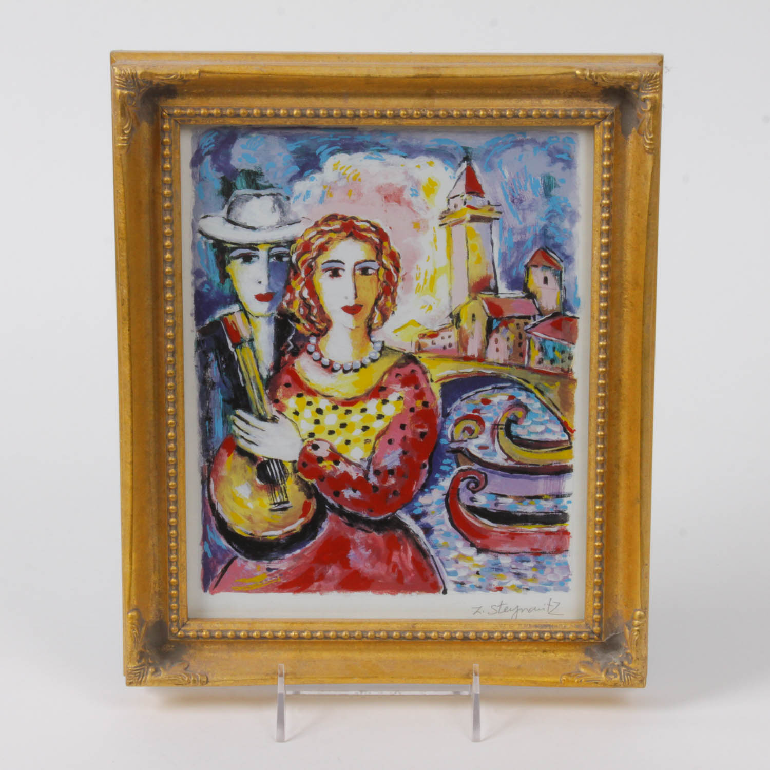 Zamy Steynovitz Seriolithograph "Beauty and Beau"