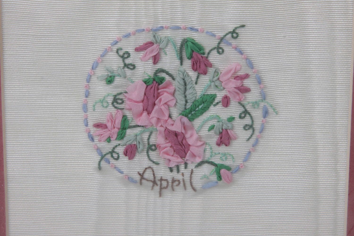 Framed Embroidered Art