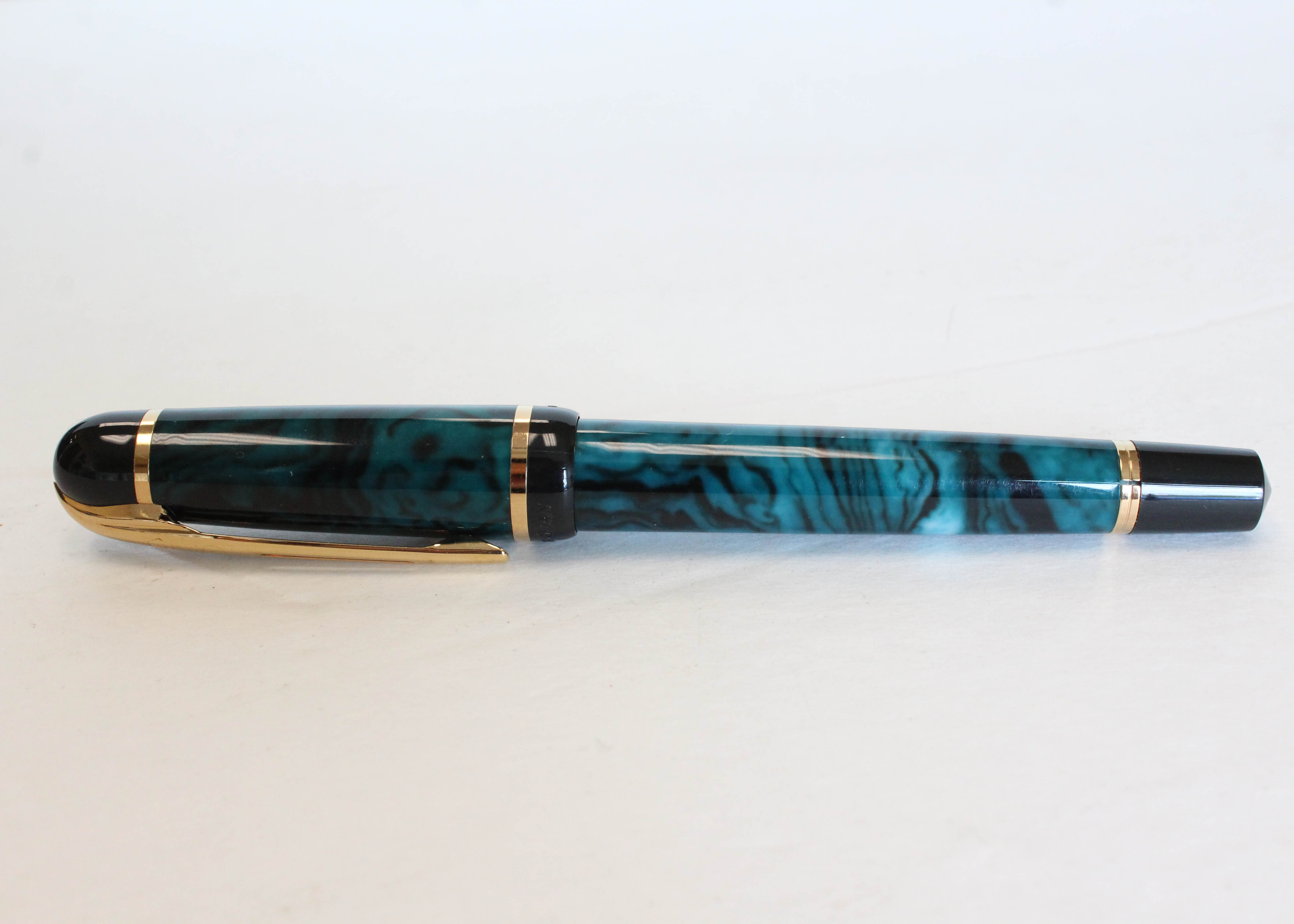 Waterman "Phileas" Green Marble Ballpoint Pen