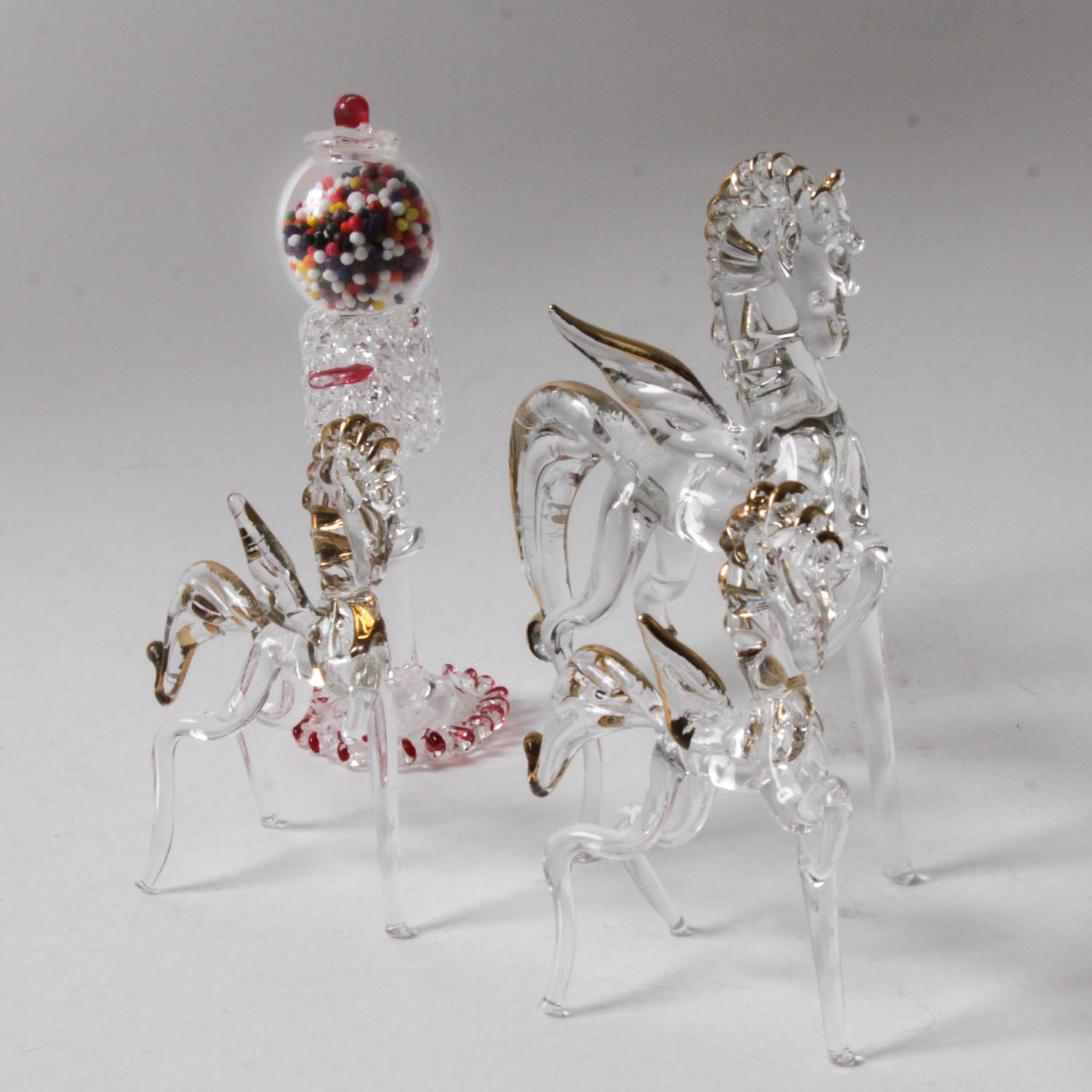 Hand-Blown Art Glass Figurines