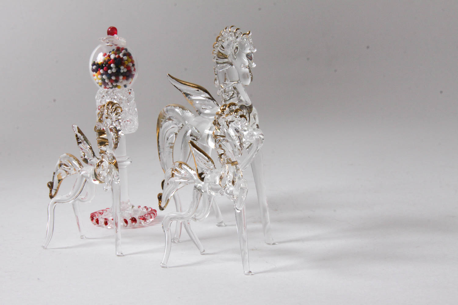 Hand-Blown Art Glass Figurines