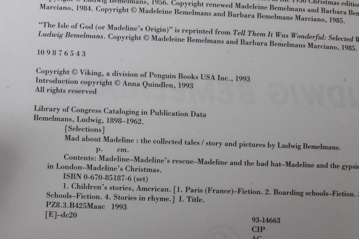 Madeline Book and Doll