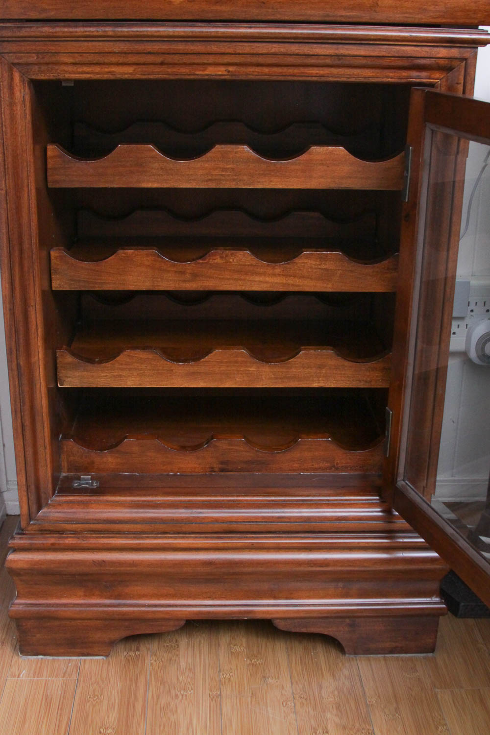 Marble-Topped Wine Storage Cabinet