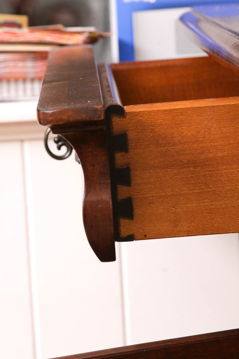 Marble-Topped Wine Storage Cabinet
