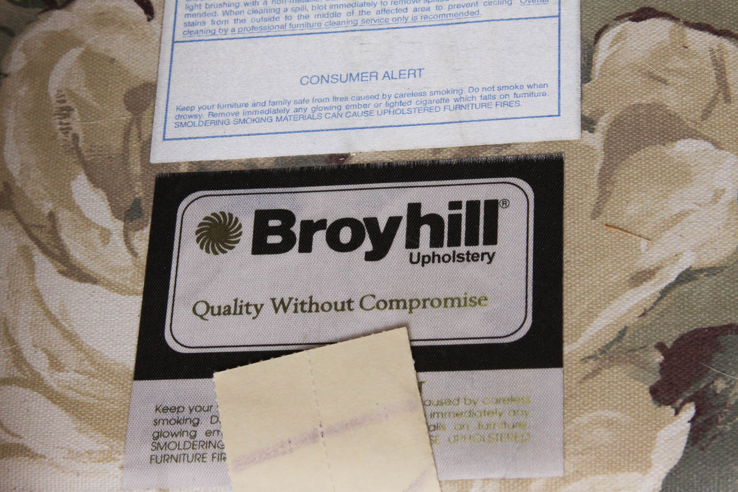 Oversized Upholstered Armchair and Ottoman Set