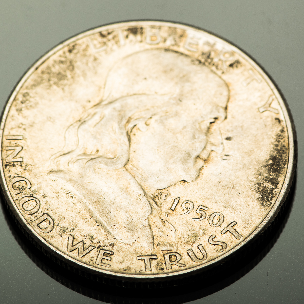1950 Franklin Half Dollar Coin
