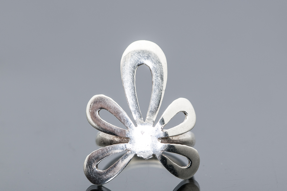 Sterling Silver Flower Ring