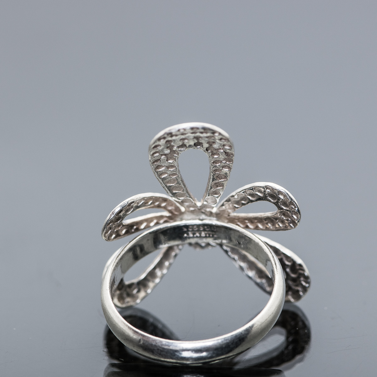 Sterling Silver Flower Ring