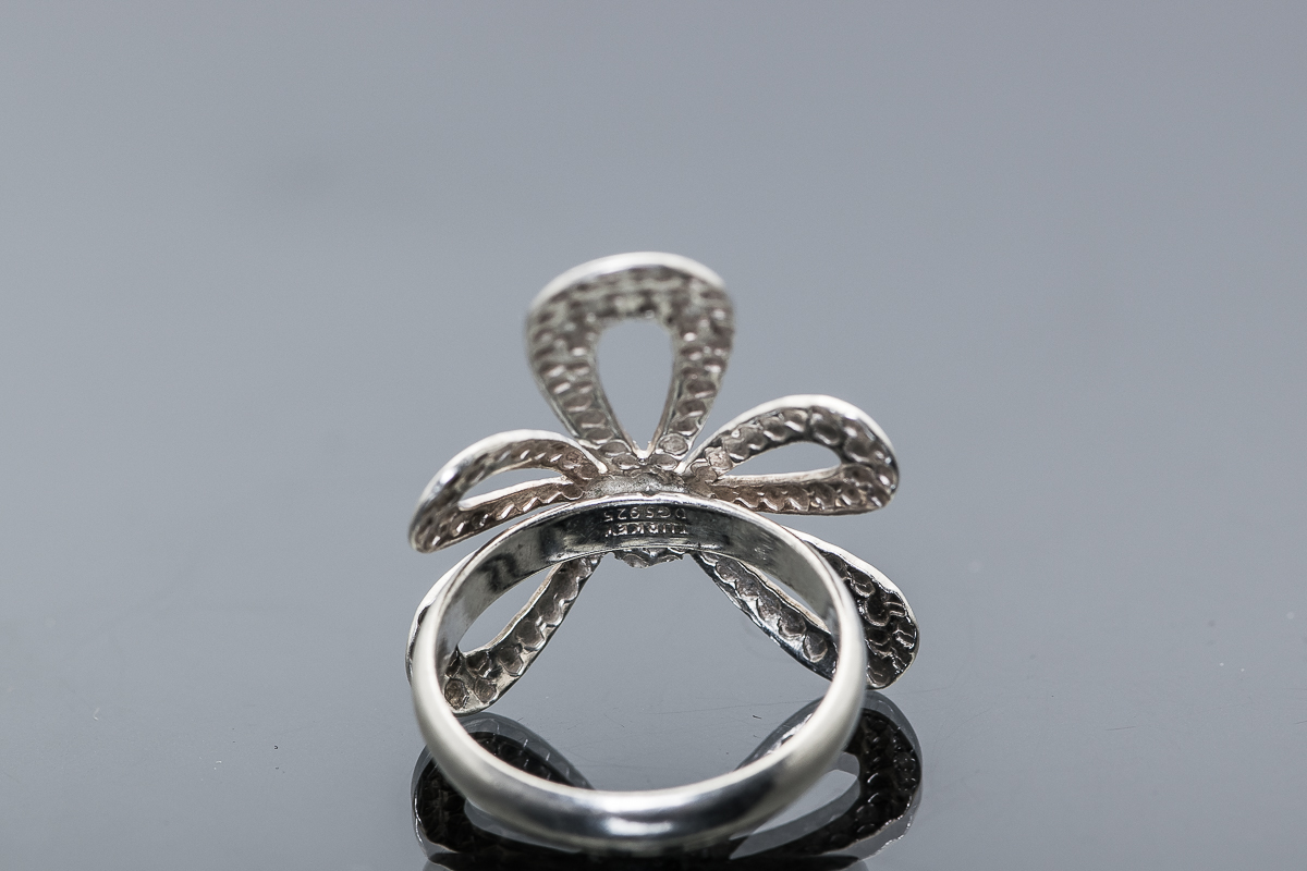 Sterling Silver Flower Ring