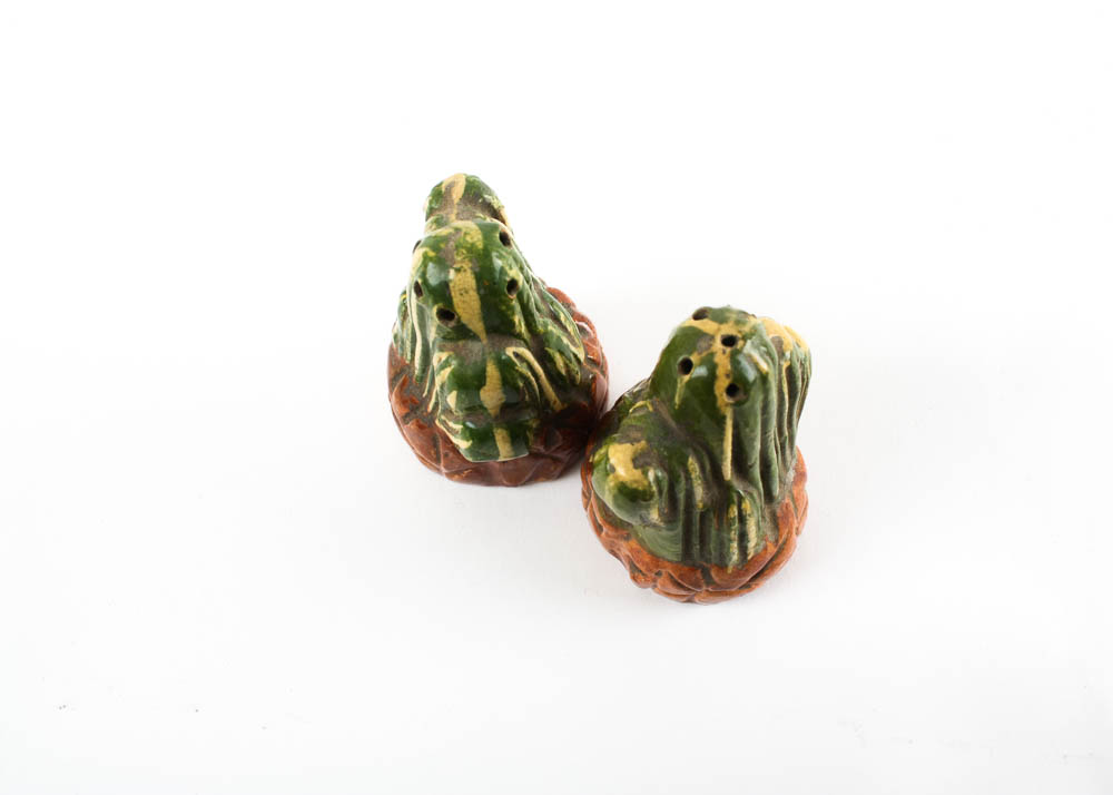 Hand Painted Tlaquepaque Salt and Pepper Shakers