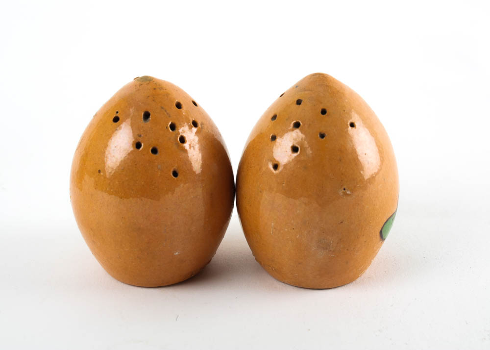 Hand Painted Mexican Salt and Pepper Shakers