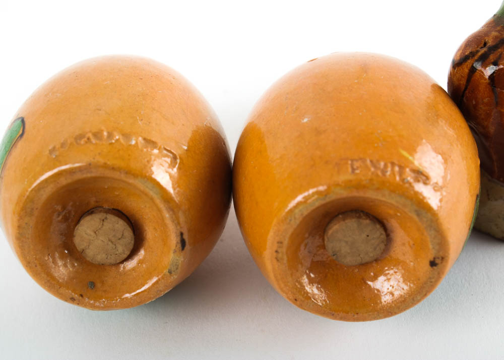 Hand Painted Mexican Salt and Pepper Shakers