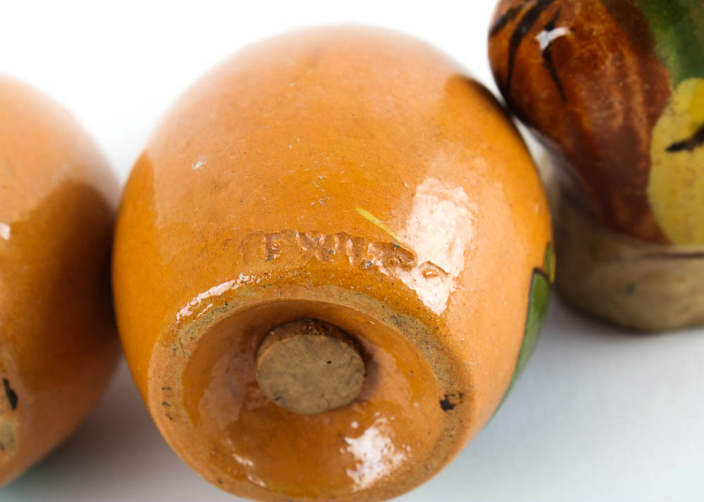 Hand Painted Mexican Salt and Pepper Shakers