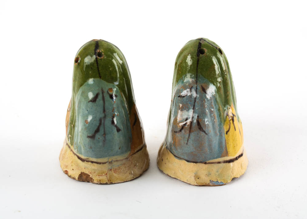 Hand Painted Mexican Salt and Pepper Shakers
