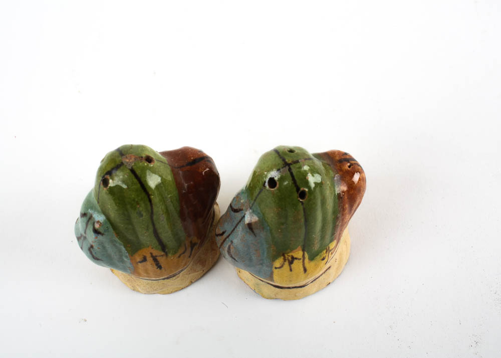 Hand Painted Mexican Salt and Pepper Shakers
