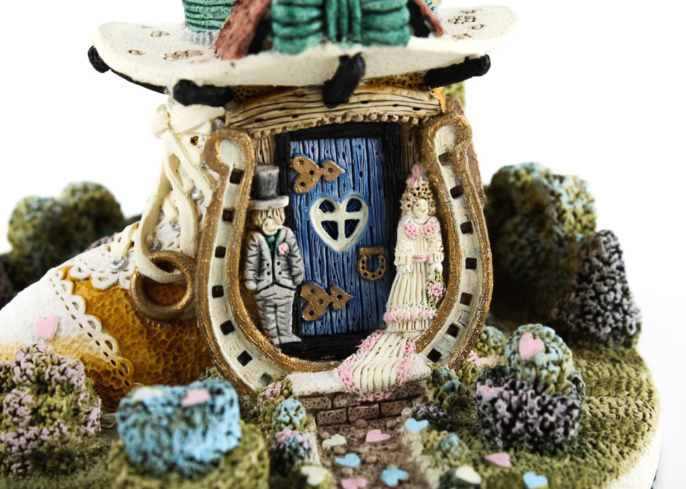 The Shoemaker's Dream Handmade Sculpture by Jon Herbert "Wedding Bells"