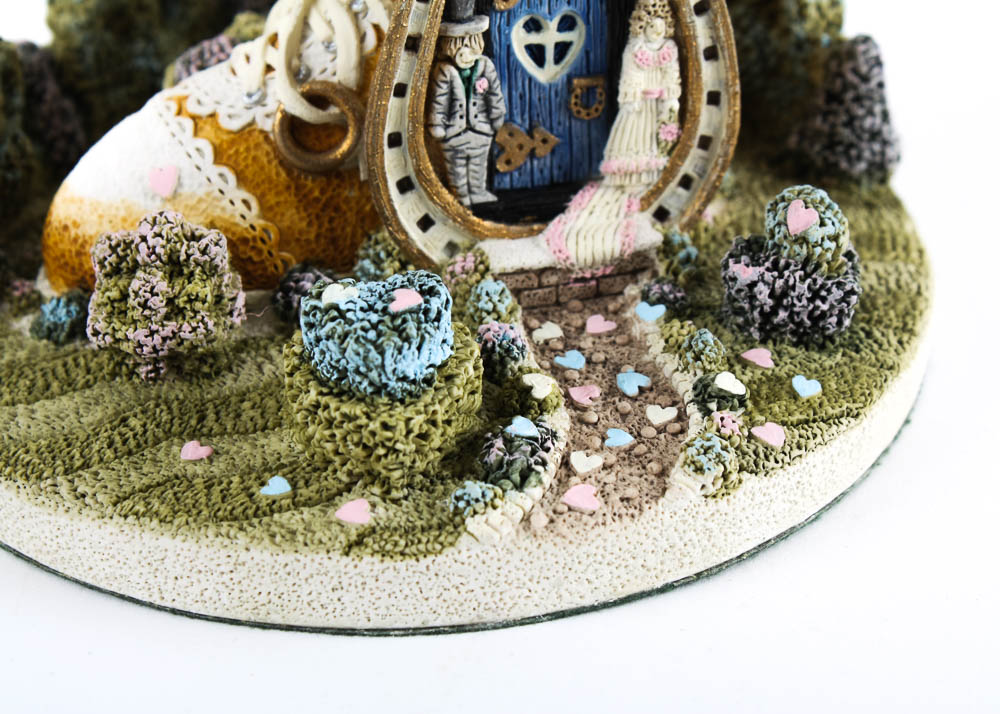 The Shoemaker's Dream Handmade Sculpture by Jon Herbert "Wedding Bells"