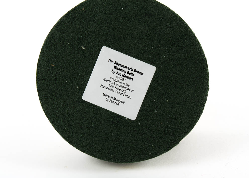 The Shoemaker's Dream Handmade Sculpture by Jon Herbert "Wedding Bells"