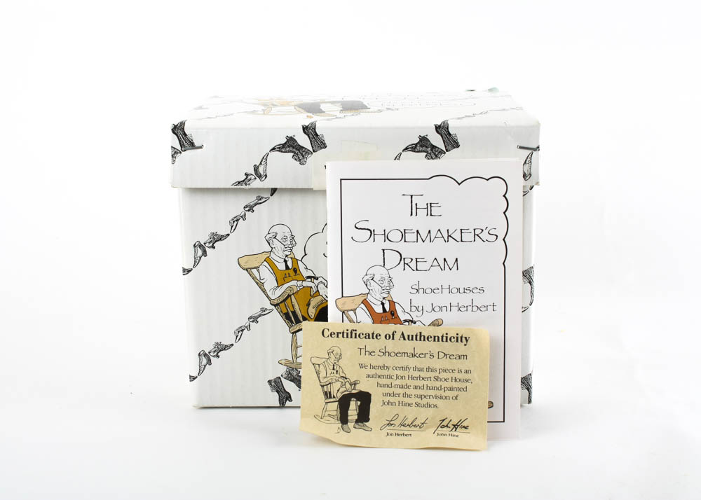 The Shoemaker's Dream Handmade Sculpture by Jon Herbert "Wedding Bells"