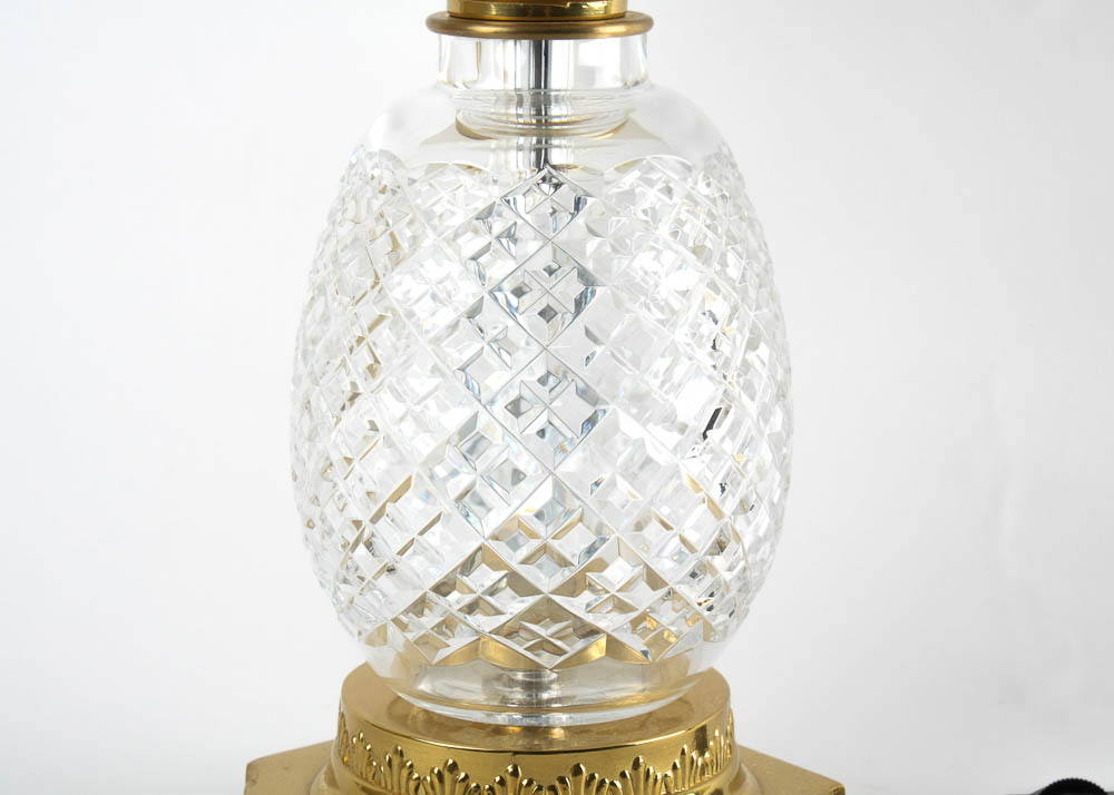 Waterford Crystal Pineapple Shaped Lamp "Hospitality" Pattern