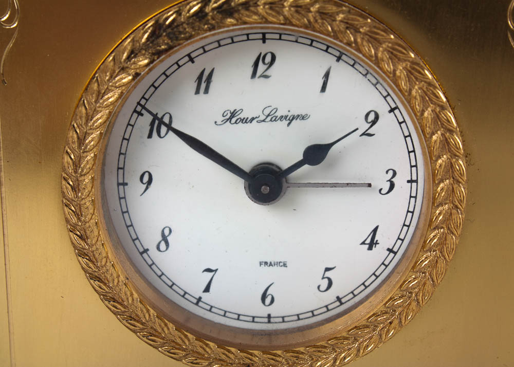 Small French Hour Lavigne Vintage Desk Clock