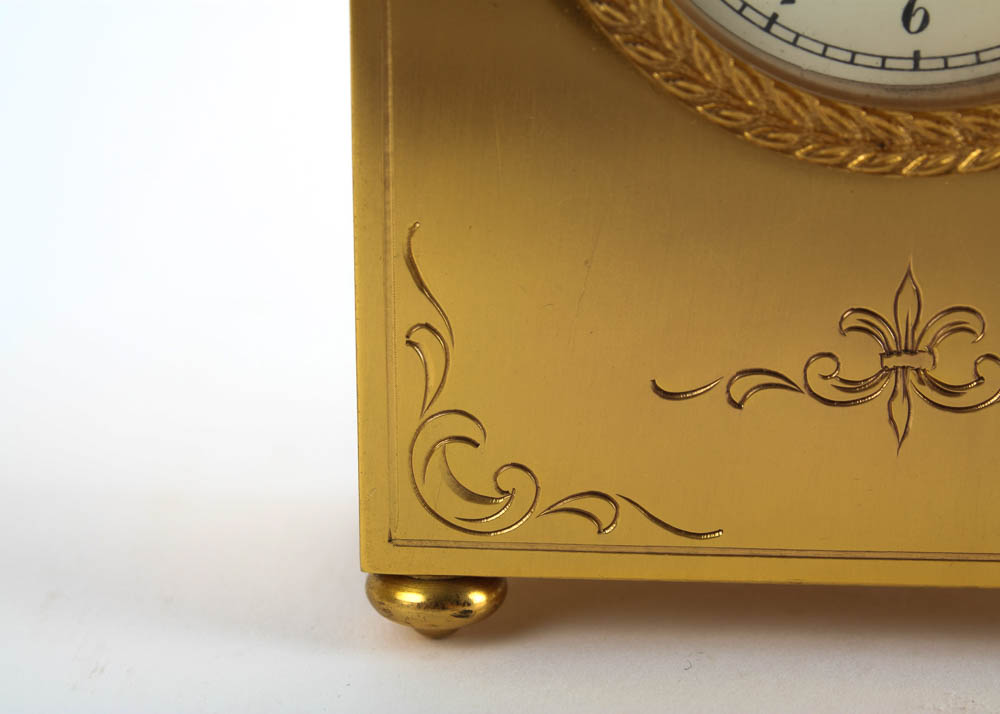 Small French Hour Lavigne Vintage Desk Clock