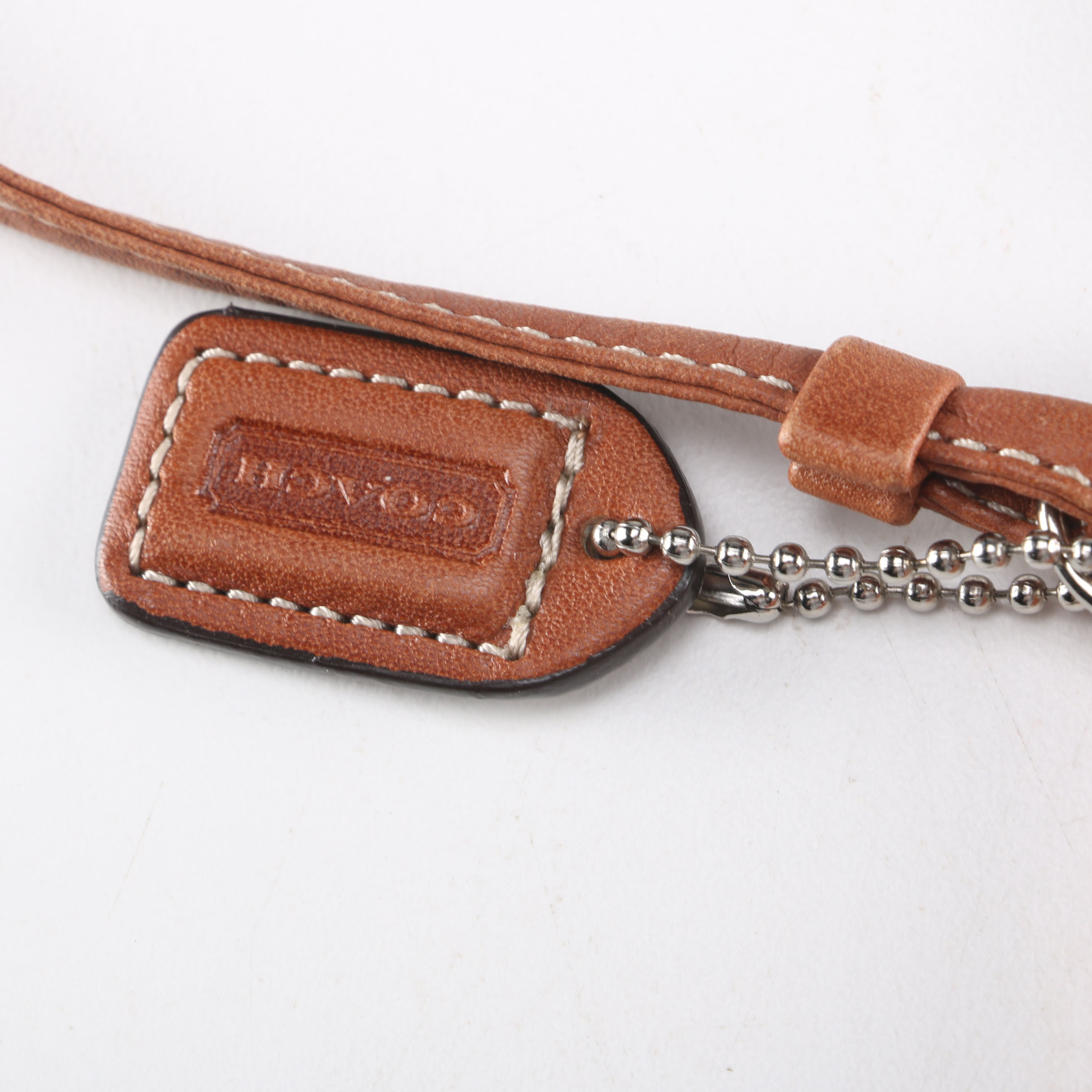 Coach Brown Leather Wristlet