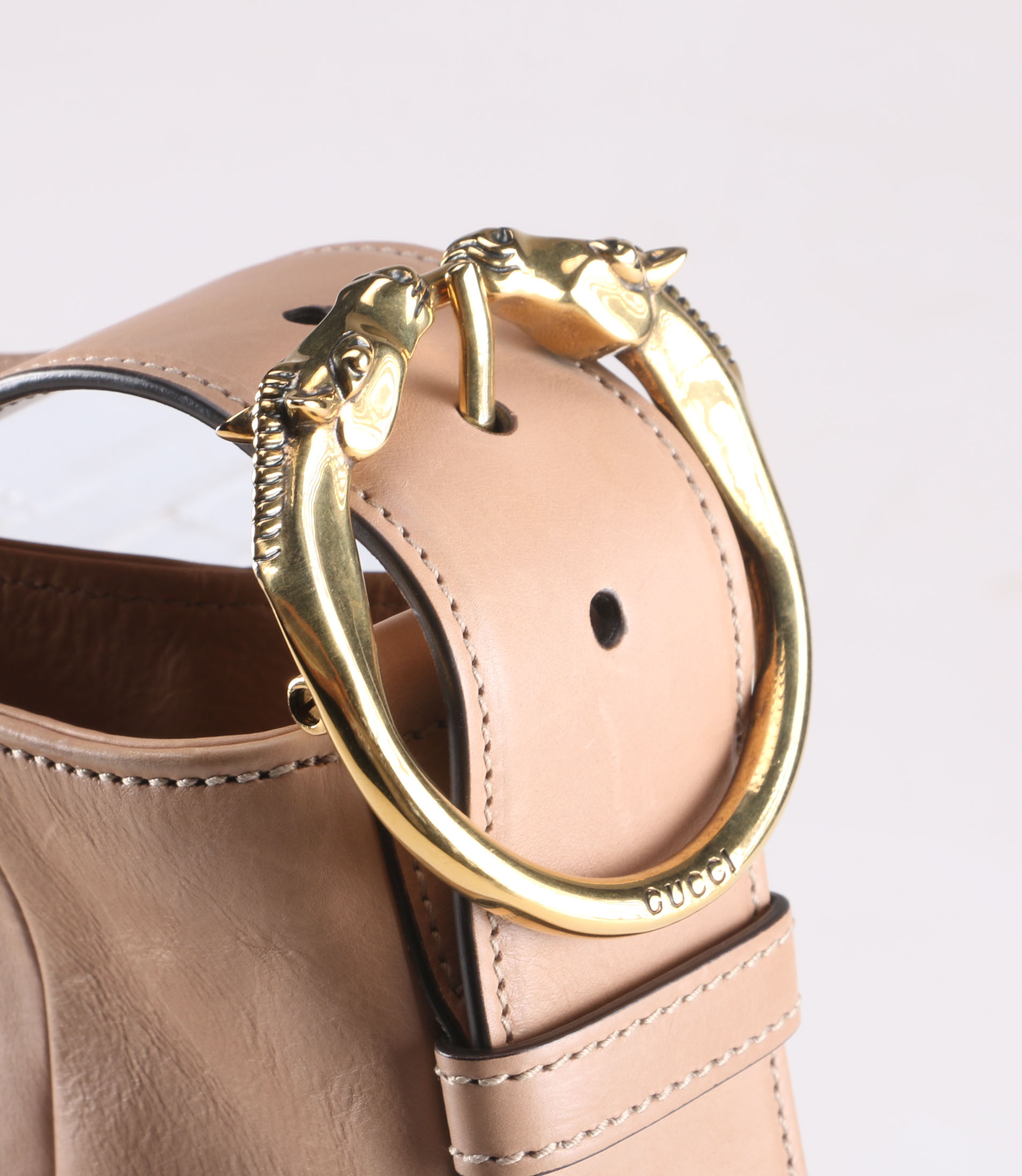 Gucci Tan Leather Shoulder Bag