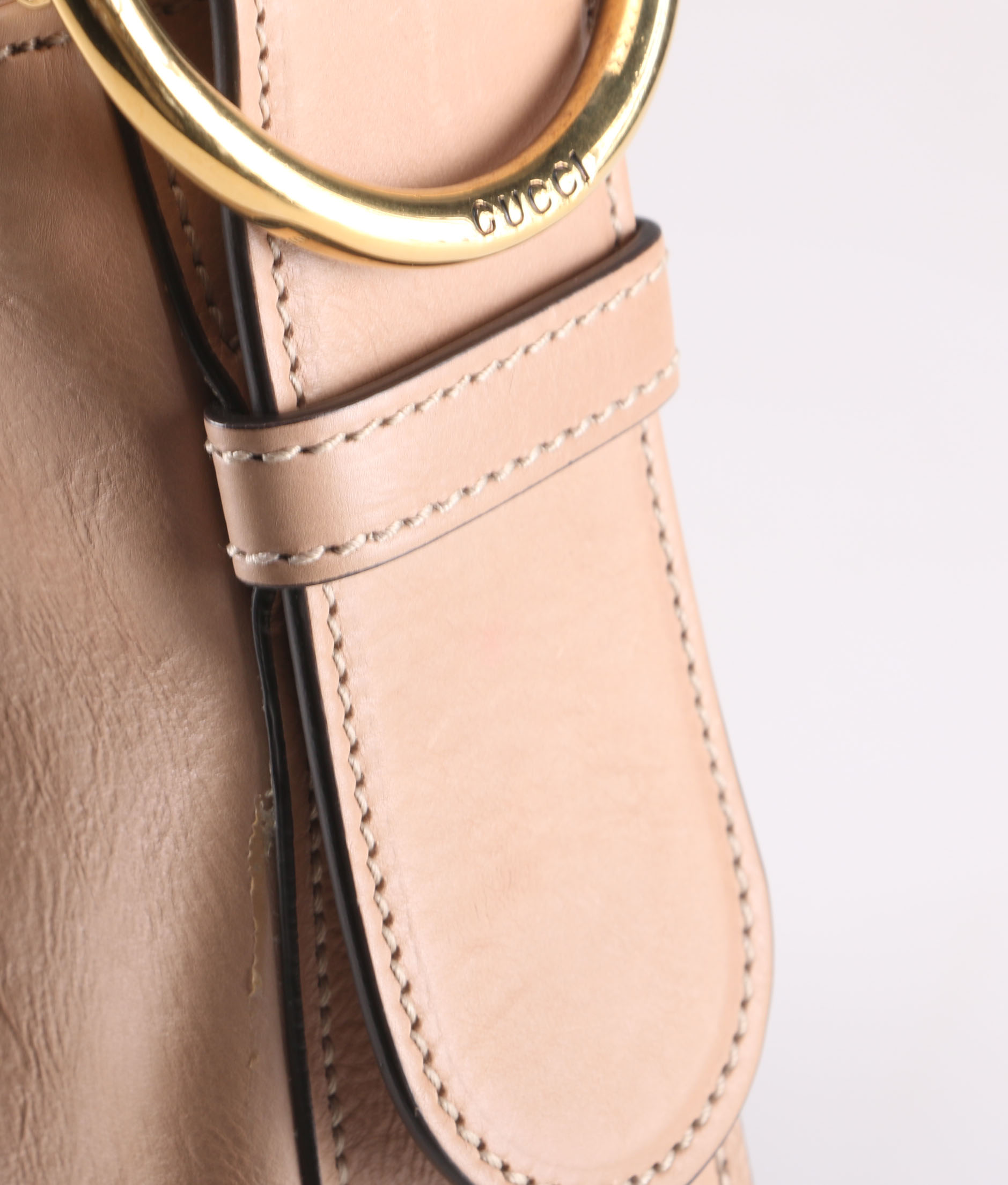 Gucci Tan Leather Shoulder Bag