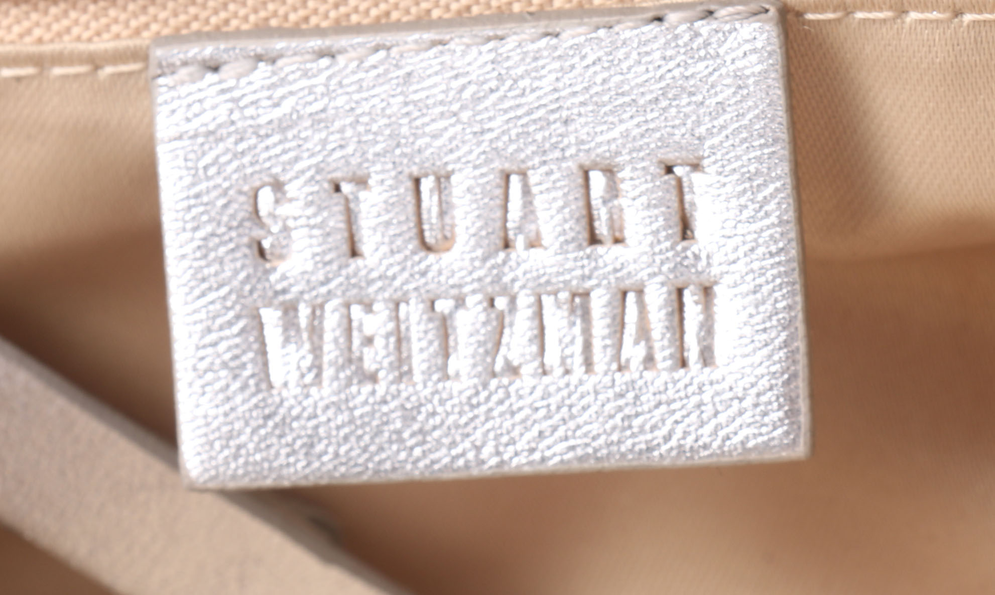 Stuart Weitzman White Bow Clutch