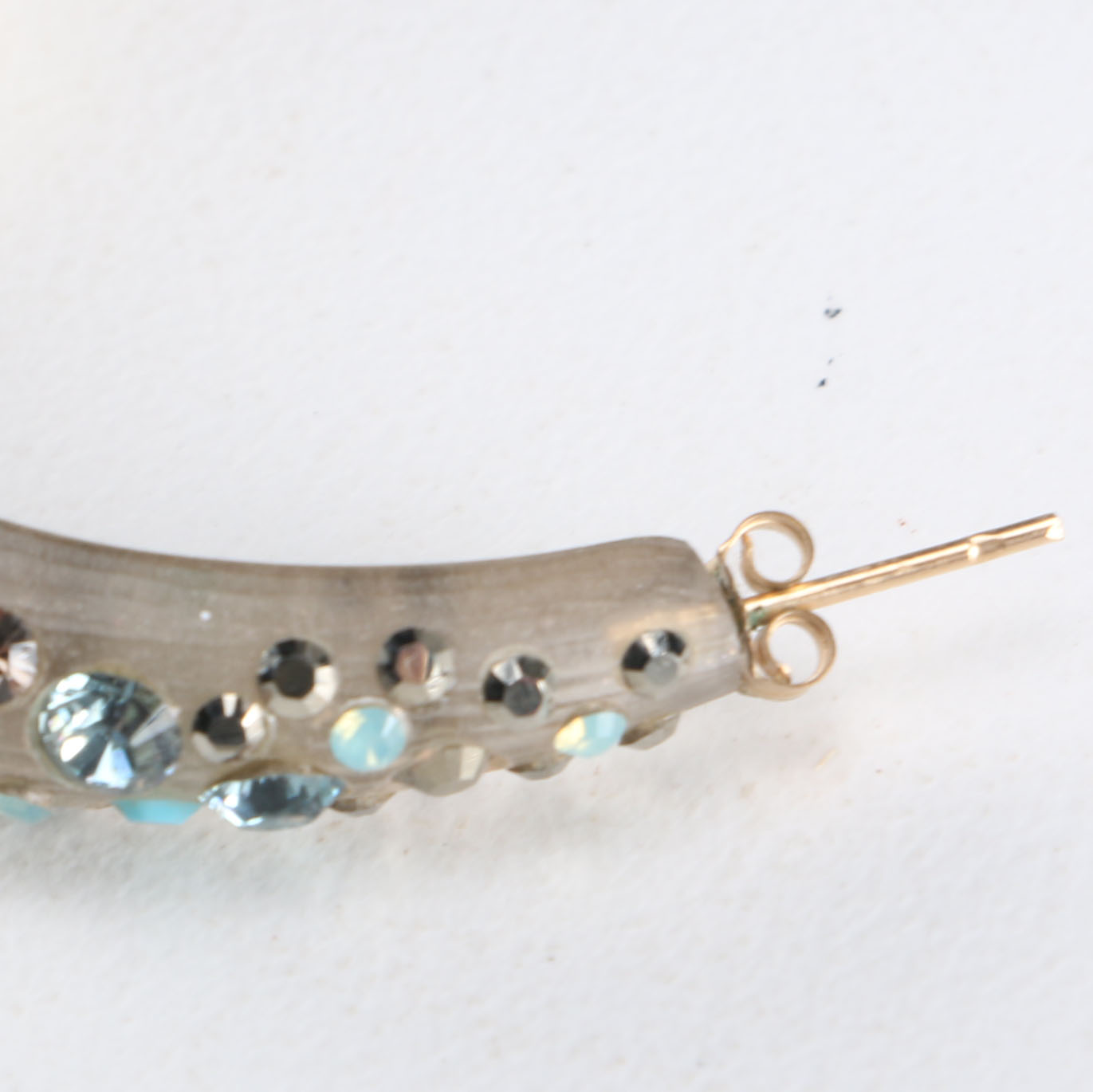 Alexis Bittar Rhinestone Hoops